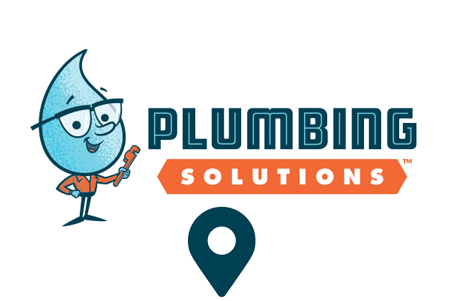 Plumbing Solutions Map Pin Graphic