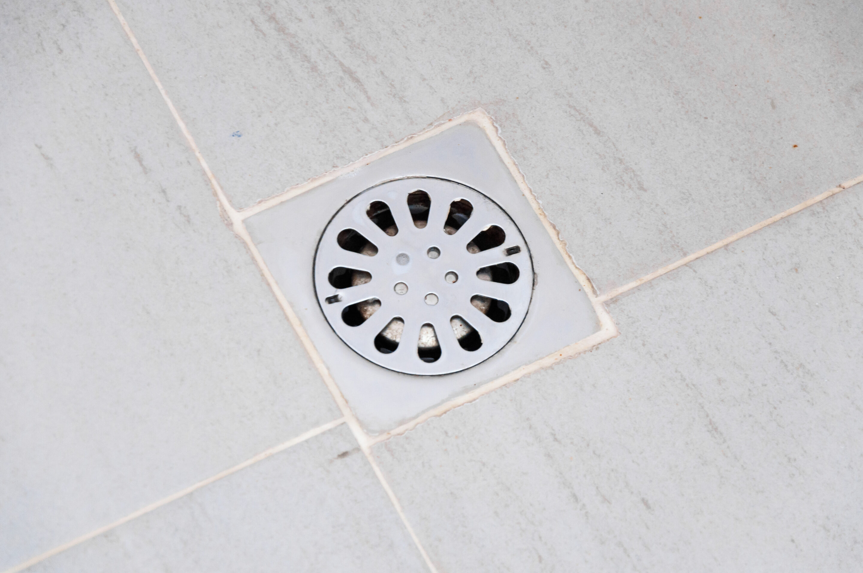 A floor drain, like one that Plumbing Solutions might unclog